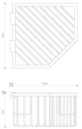    Decor Walther WA ECK3 , :  0704800