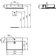  Ideal Standard EXTRA 60  (600450150)     T372701