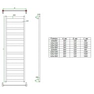 GROTA BREZZA  ""  530x900 RAL 9016 