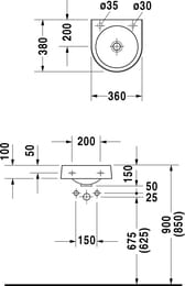  DURAVIT ARCHITEC 360380150      0766350000