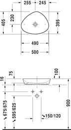  DURAVIT CAPE COD 500405  ,   23395000001