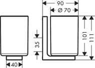 Axor Universal Rectangular     ,  42604140