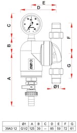  FAR 1/2", 100,    , FA 39A3 12100