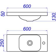  Aqwella Compact Slim 600 (60025050) , .  ,  CMPSL.06.04.D