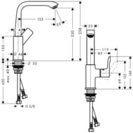  Hansgrohe Metris 31081000      