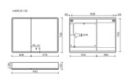 - SANCOS Mirror (990150740) ,LED-., .,  MI100EG