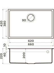  Omoikiri TEDORI 66-U-WH (660420200)  , ,  4993975