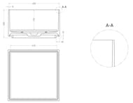  SALINI Armona Square 02 450250450 , S-Sense,   130512G