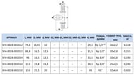  STOUT 203/4"x20, ,   , , .SFA-0028-002034