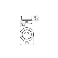     Omoikiri Nagare Slim NA-02-LG   4956686