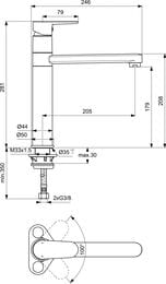  Ideal Standard CERAFINE O  , ,  205,   BC501XG