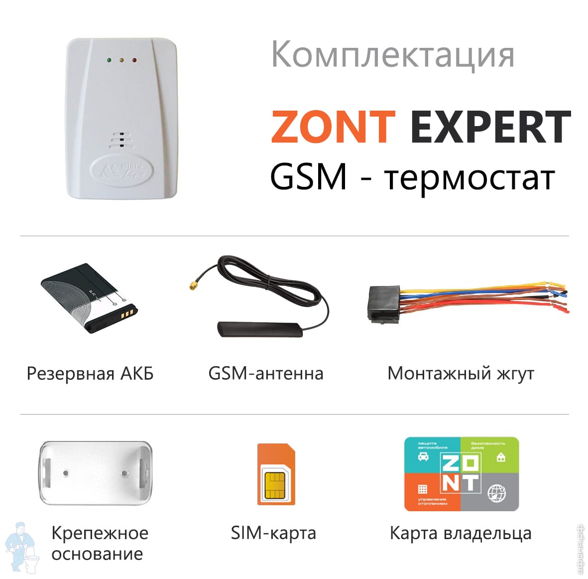 Как подключить gsm модуль эван