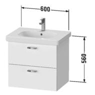    Duravit XBase 600560458 , 2 ,   XB618904949