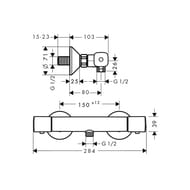  Hansgrohe Ecostat Universal 13122000   , , 