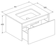    SALINI Domino 800500400 , 1 .,  ,  .  27D208