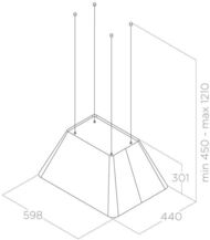  ELICA Ikona Light IX/F/60 LED, 600440 , 1200 3/, 207 ,   PRF0165071