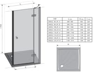   RAVAK SMARTLINE SMSD2-100 B-R (999-10161900)  , , +Transp