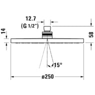   Duravit UV0662018010 MinusFlow, 1 ,  9 /.,  250 , 