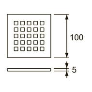   TECEdrainpoint 100 "quadratum"    3665006