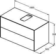    Ideal Standard CONCA (1000x505x550) 2 , ,    T3942Y2