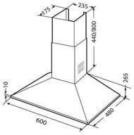  TEKA Easy DBB 60 BLACK (600480) 380 3/, 195 ,  