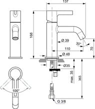    Ideal Standard JOY BC776A2 ,  HWTC,  