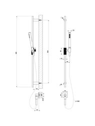   Gessi Inverso Rigato  -stick,, ,  . 73541.149