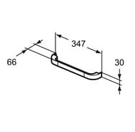    Ideal Standard Lux TONIC II 347x66x30 , "soft touch", 1  R4355FM