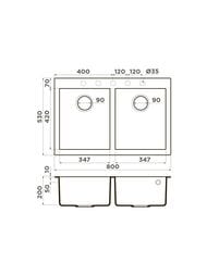  Omoikiri BOSEN 80-2-PL (800530200) ,  , ,  4993843