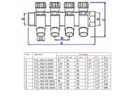  VALTEC 3/4"  4 .  1/2"  VTc.560.N.0504