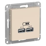  Systeme Electric ATLASDESIGN USB 5 1  x 2,1 2   1,05   ATN000233