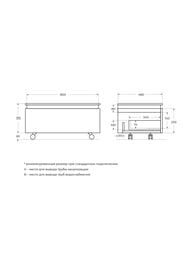   Cezares Slider SLIDER-800-1C-PI-NF-P 800x480x315, 1 , ׸ 