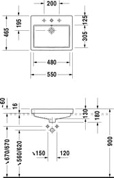    DURAVIT VERO 550465180   ,  0315550000