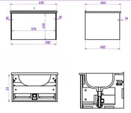    La Fenice TERRA Blu grigio 60  (590450350)   FNC-01-TER-BG-60