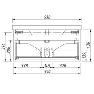    Caprigo Ponza-A 90 (930472475) , .Bianco oro caldo, 1 13513-B017