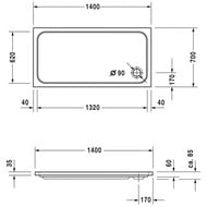   Duravit D-Code 1400700 720095000000000