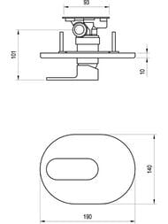    RAVAK Chrome CR 066.00 ,  , : 