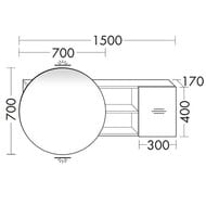   Burgbad Coco 1500700170 , LED2, 2 , ,  SPRM150LF3951