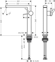  Hansgrohe Tecturis E   CoolStart, ,  . 73070670