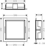 - Hansgrohe XtraStoris Original 56061670 300300100  ,   