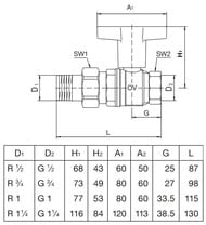   Oventrop Optibal 1/2" DN-15  , 16 ,  , 1075704