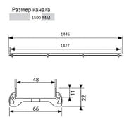    1500 TECEdrainline plate 601570