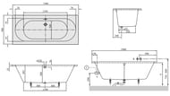   Villeroy & Boch O.NOVO (1900900)  , .  UBA190CAS2V-01