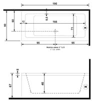  Gruppo Treesse Dream 199 V830Q 1900x900x670 CrystalTech,  ATC, 