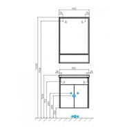   AQUATON  60 1A237602FA860   910x600x130 , , 