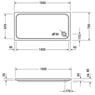   Duravit D-Code 1500750 720099000000000