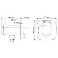    WasserKRAFT Saale A328,  Soft-touch