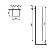  Laufen BASE 402692 (350x335x1650)  ,   ,  