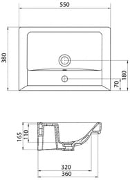  Aquaton  55 MINI 1WH302127 550x380x170 , ,   , 