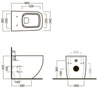    Hatria Next Rimless Y3AY01 560360420   , 